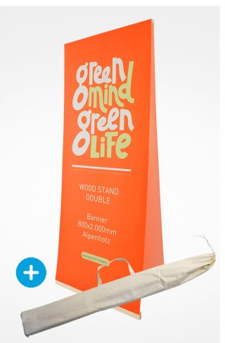 Wood Stand Double + Tasche